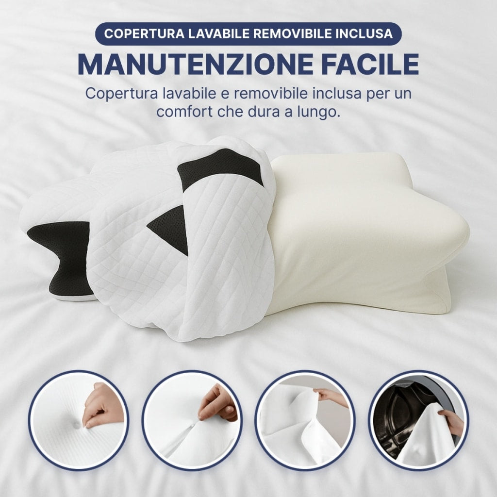 Cerviflex™ - Cuscino Ortopedico Ergonomico